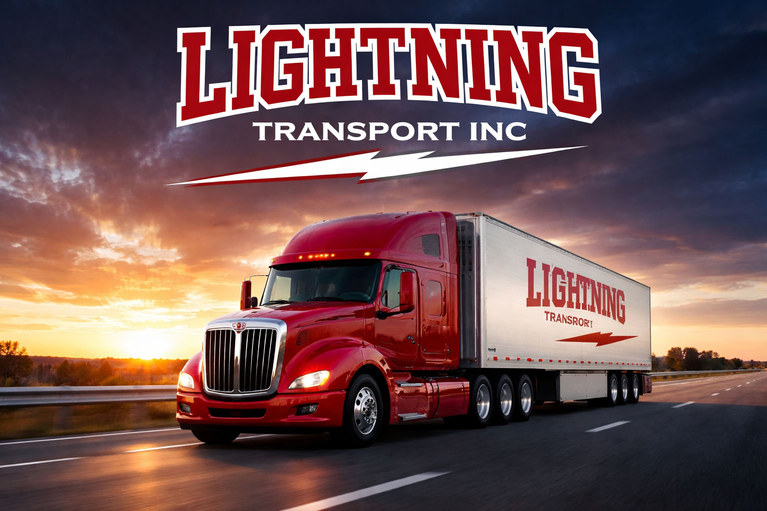 Lightning Transport Inc refrigerated truck